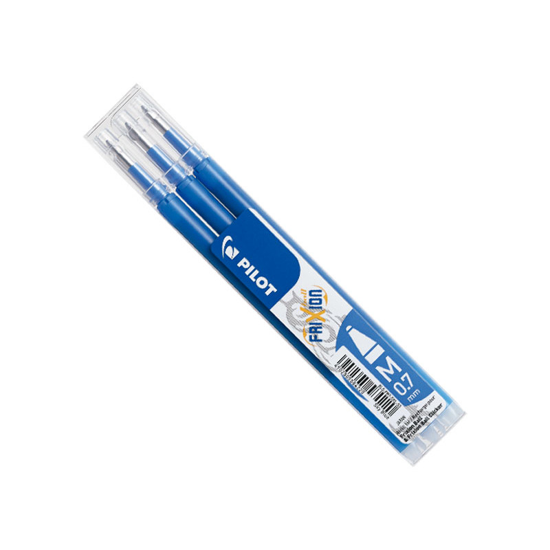 Recambio Bolígrafo Pilot Frixion Borrable Azul (Pack de 3und)