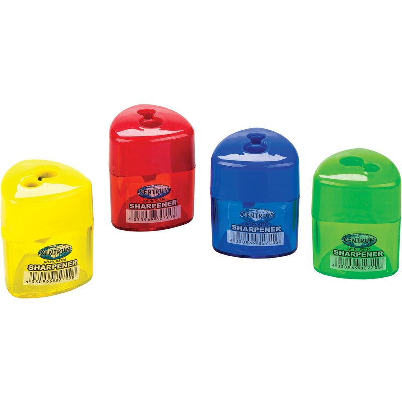 Sacapuntas Forofis Plástico Colores Surtidos Con Depósito 1 Uso