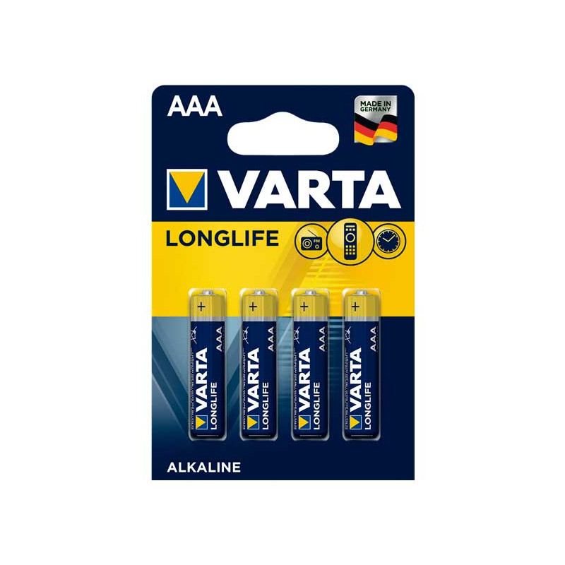 Pila Alcalina Varta LongLife AAA LR03