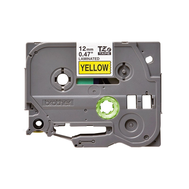 Cinta Laminada Negro/Amarillo 12mm X 8m Brother Tz-631 12 mm negro/amar.