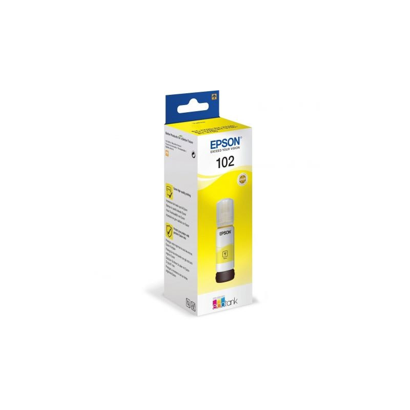 Inkjet Epson 102 hasta 6.000 páginas amarillo (70ml)