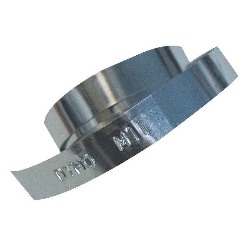 Cinta de aluminio no adhesiva para etiquetadora Dymo 31000 4,95 metros x 12mm.